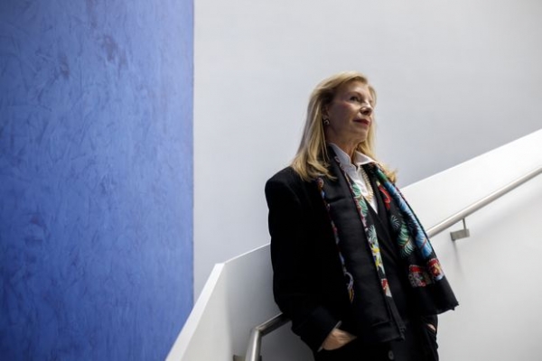Princess Yasmin Aga Khan poses for a photograph at the Aga Khan Museum in Toronto, Ont. on March 29, 2019. Cole Burston/The Glob